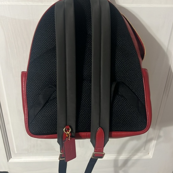 Beautiful 😻 red COACH backpack 🎒 purse ❤️💕💕BRAND NEW - Picture 5 of 6